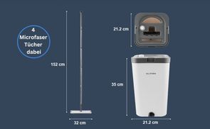 Vollausgestattetes Set für müheloses Reinigen