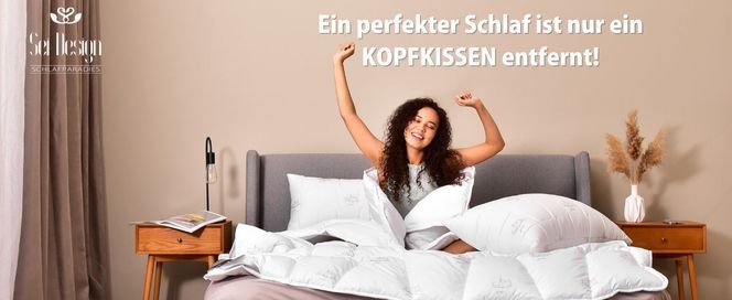 Ein perfekter Schlaf ist nur ein Kopfkissen entfernt!