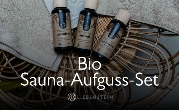 Pure Entspannung mit naturreinen Bio Saunaölen