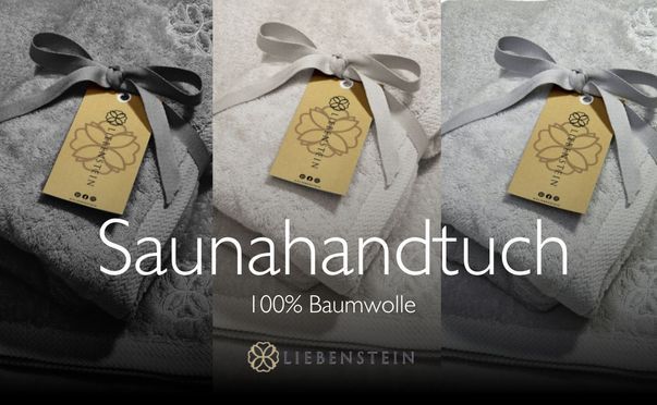 Luxuriöses Saunatuch aus 100% feinster Baumwolle