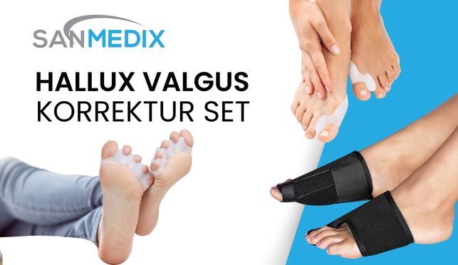 Hallux Valgus Korrektur Set für Tag & Nacht