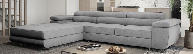  Modernes graues Ecksofa – Stil, Komfort und Funktionalität in einem