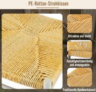 PE Rattan Strohkissen