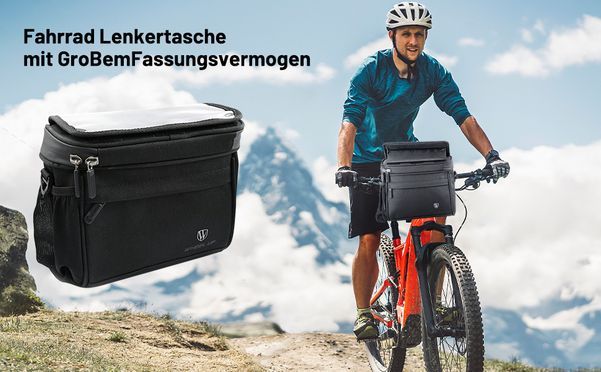 Fahrradtasche mit großem Fassungsvermögen vorne 4,5 L