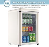 78L Stilvolles Beige Retro Design