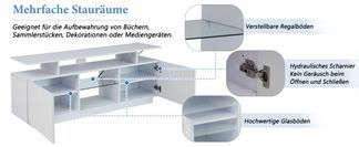 Vielseitiges Lowboard mit geräuschlosem Öffnen