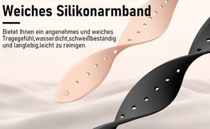 Hautfreundliches Silikon Uhrenarmband