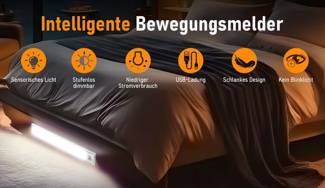 LED Schrankleuchte, ideal als Nachtbeleuchtung