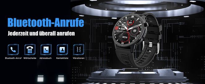 Smartwatch Herren mit Telefonfunktion