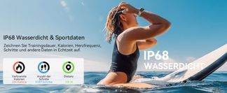 IP68 Wasserdicht & Sportdaten