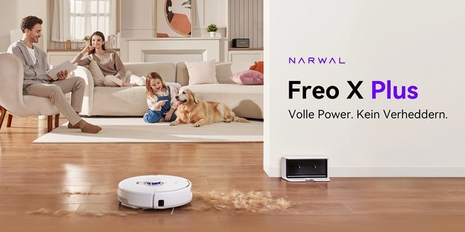 Narwal Freo X Plus: Volle Power, kein Verheddern.