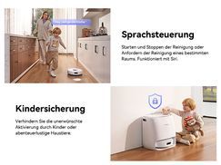 Sprachsteuerung & Kindersicherung