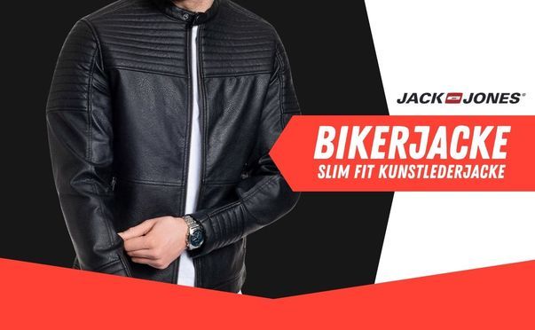 Stilvolle Bikerjacke aus Kunstleder – Zeitloser Look für jede Gelegenheit