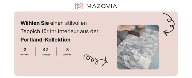 Mazovia Teppiche aus der Portland Kollektion ein stilvoller Teppich für Ihr Interieur