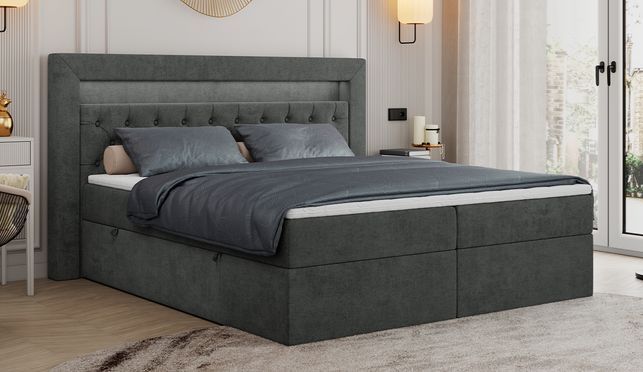 Boxspringbett GOLD 6 – Moderner Stil und hoher Schlafkomfort