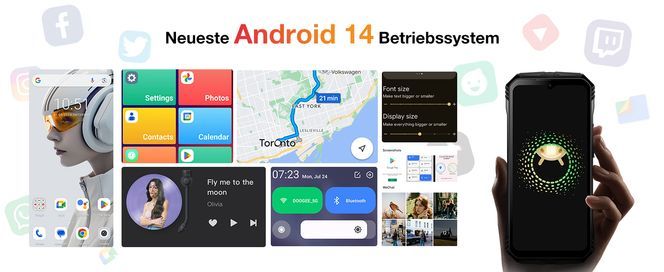 Das neueste Android 14 Betriebssystem