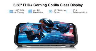 6,58 Zoll FHD+ IPS Waterdrop Display