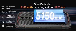 5150mAh Große Batterie