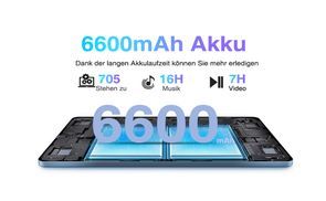 Großer 6600 mAh Akku