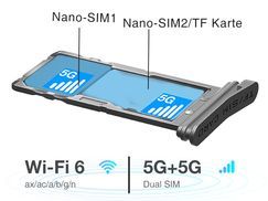 Robustes Dual SIM 5G Smartphone