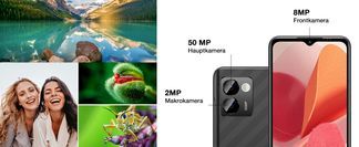 50 MP Kamera + 8 MP Frontkamera und Fingerabdruck