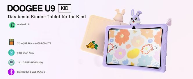 Speicher für Android 13 Kinder Tablets