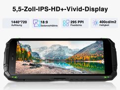 5,5 Zoll HD+ Bildschirm