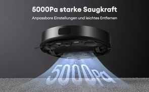 5000Pa starke Saugkraft