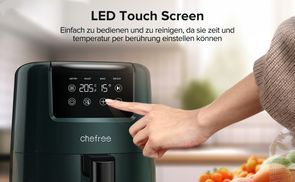 Moderne Kontrolle: Der Chefree AF300 Airfryer mit LED Touchs