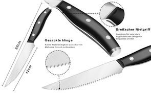 Scharfe Gezahnte Klingen