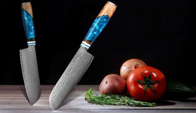 Uber das Santoku Messer