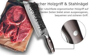 Full Tang Ergonomisch Holzgriff