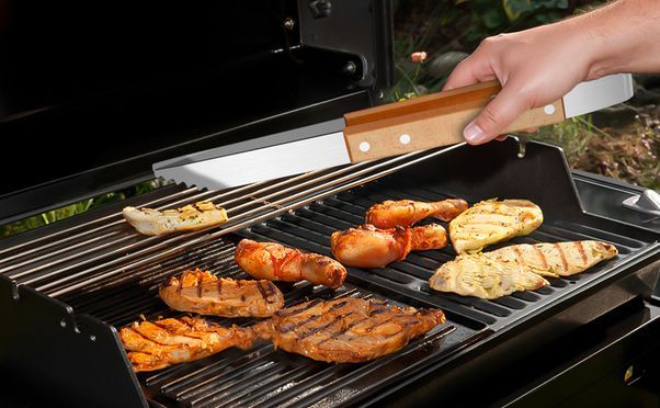 21 teiliges Grillspachtel Plancha Kit Edelstahl