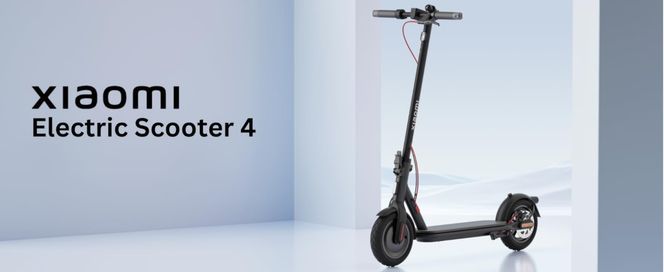 Xiaomi Electric Scooter 4 DE, bis zu 35Km Reichweite, 16% Steigung, Duo Bremssystem, 10'' Luftreifen