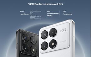 50MP Dreifach Kamera mit OIS