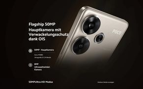  50MP Hauptkamera mit OIS und einer 20MP Frontkamera mit AON