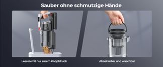 Einfache Reinigung ohne Schmutz