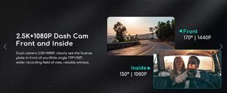 Dual 2,5K+1080P Dashcam