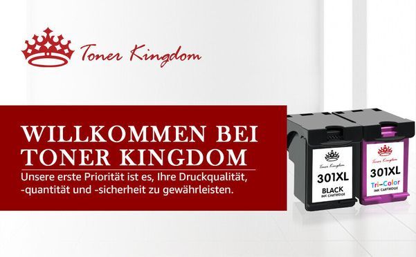 Toner Kingdom 2x Tri-Farbe für HP 304XL 304 XL AMP 130 Envy 5000 5010  Tintenpatrone