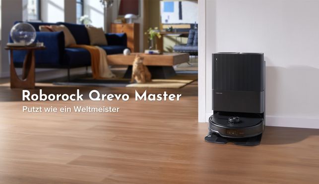 Roborock Saugroboter Qrevo Master 10.000 Pa mit All in One Dock