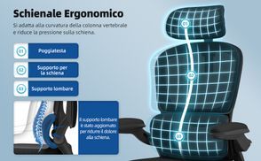 Ergonomische Lendenwirbelstütze