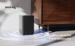 Kabelgebundener 4 Zoll Subwoofer