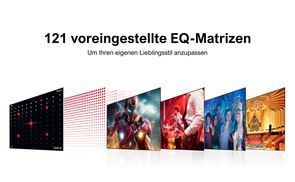 121 voreingestellte EQ Matrizen