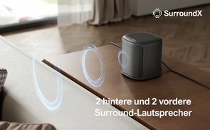 4 Surround Lautsprecher