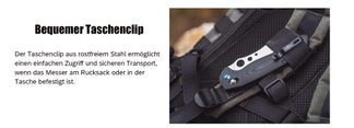 Bequemer Taschenclip