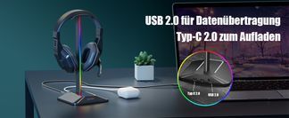 2 Erweiterungsports, USB C und USB