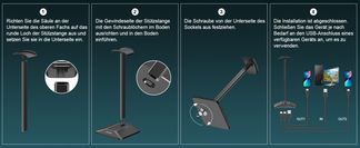 Kopfhörerständer aus Aluminium, robust und sicher