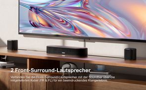 2 Front Surround Lautsprecher 