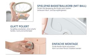 Spielspaß Basketballkorb (mit Ball)