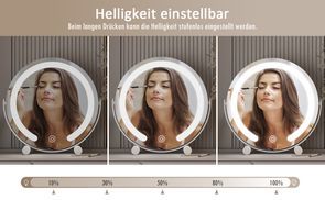 Helligkeit 10% 100% dimmbar